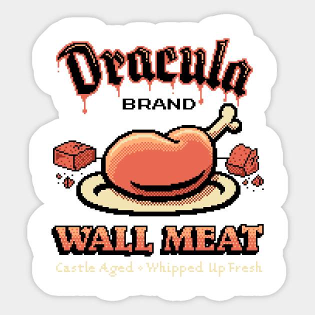 Wall Meat Sticker by ORabbit